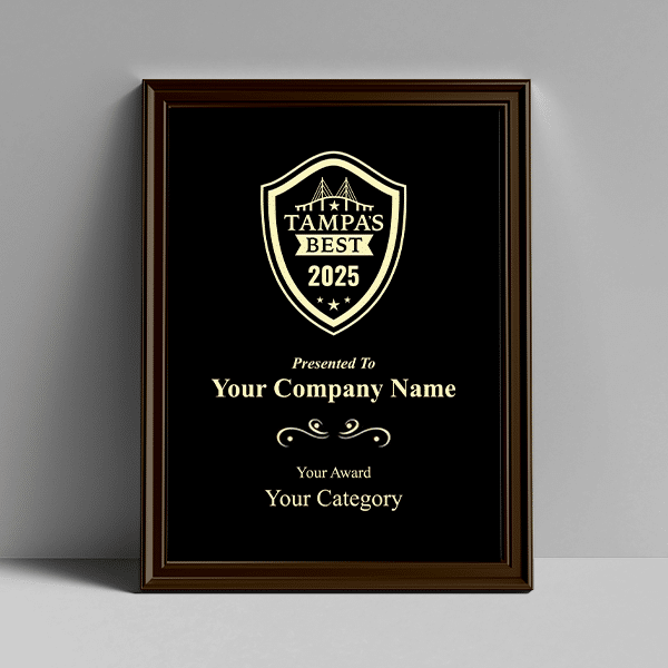 Tampa's Best Plaque